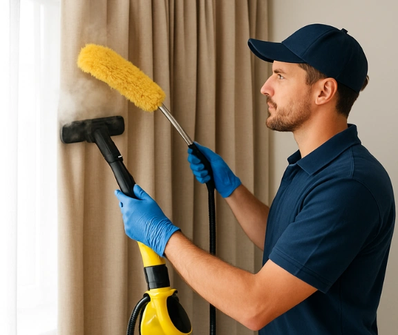 Trusted blind cleaning technician Matty Curtain Cleaning shellharbour-city-centre-nsw QLD