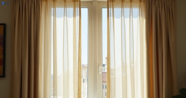 Dull dusty drapes in shellharbour-city-centre-nsw before professional cleaning
